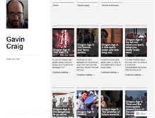 Tablet Screenshot of gavincraig.net